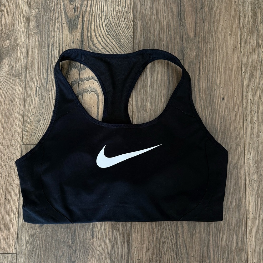 Nike Women's Black and White Sports Bra